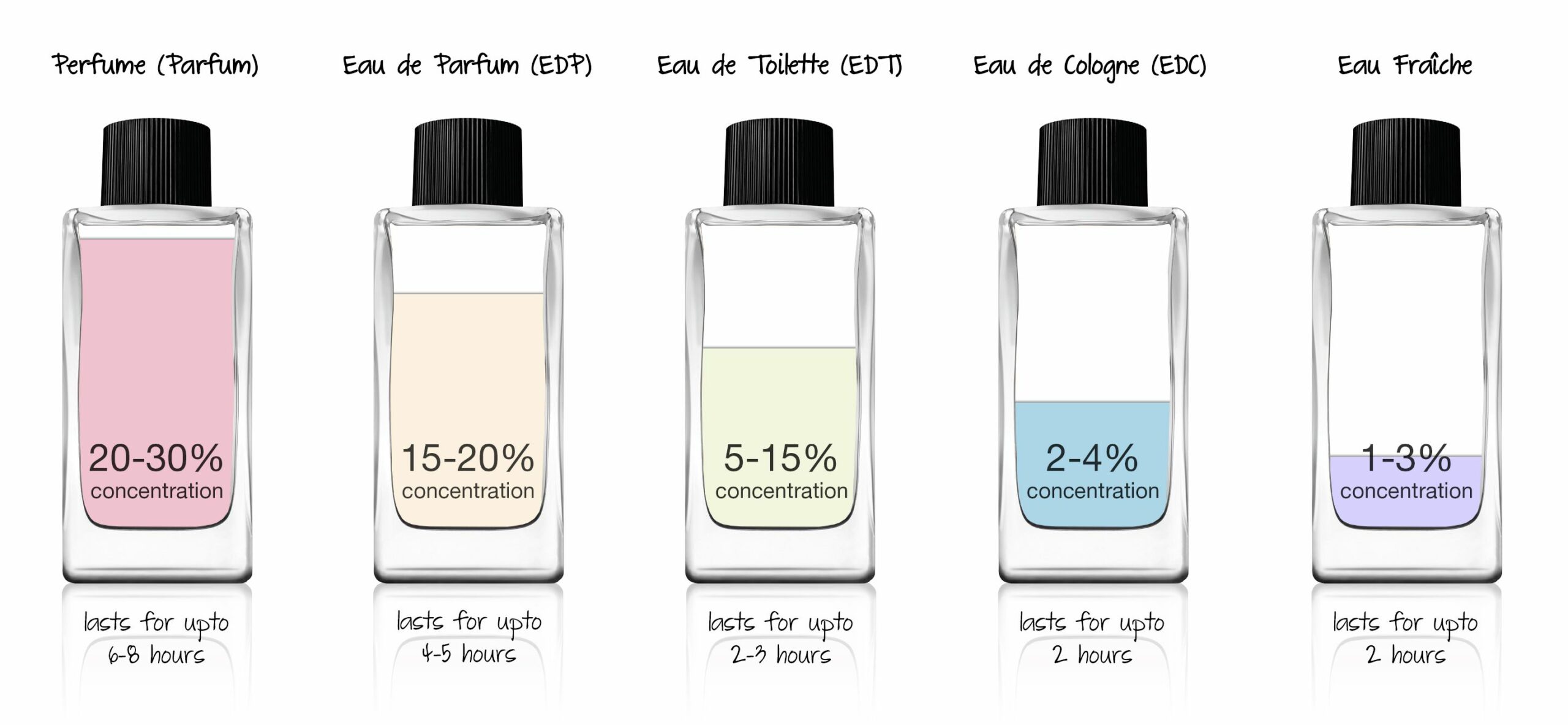 eau de toilette eau de parfum difference